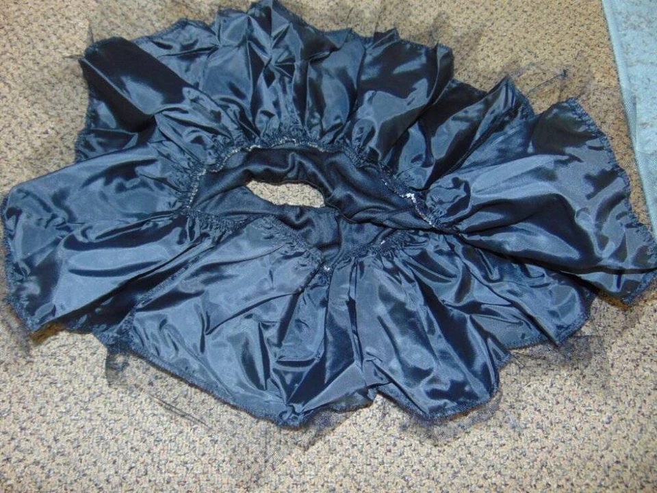 Disfraz Esqueleto Halloween 4/6 Dorado Negro 4 Piezas Falda, Pantalones, Guantes Niñas Foto 4 de 4