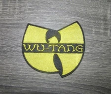 Wu-Tang Clan 90s East Coast Hip Hop Embroidered Iron On Patch 3.75" x 3.5"