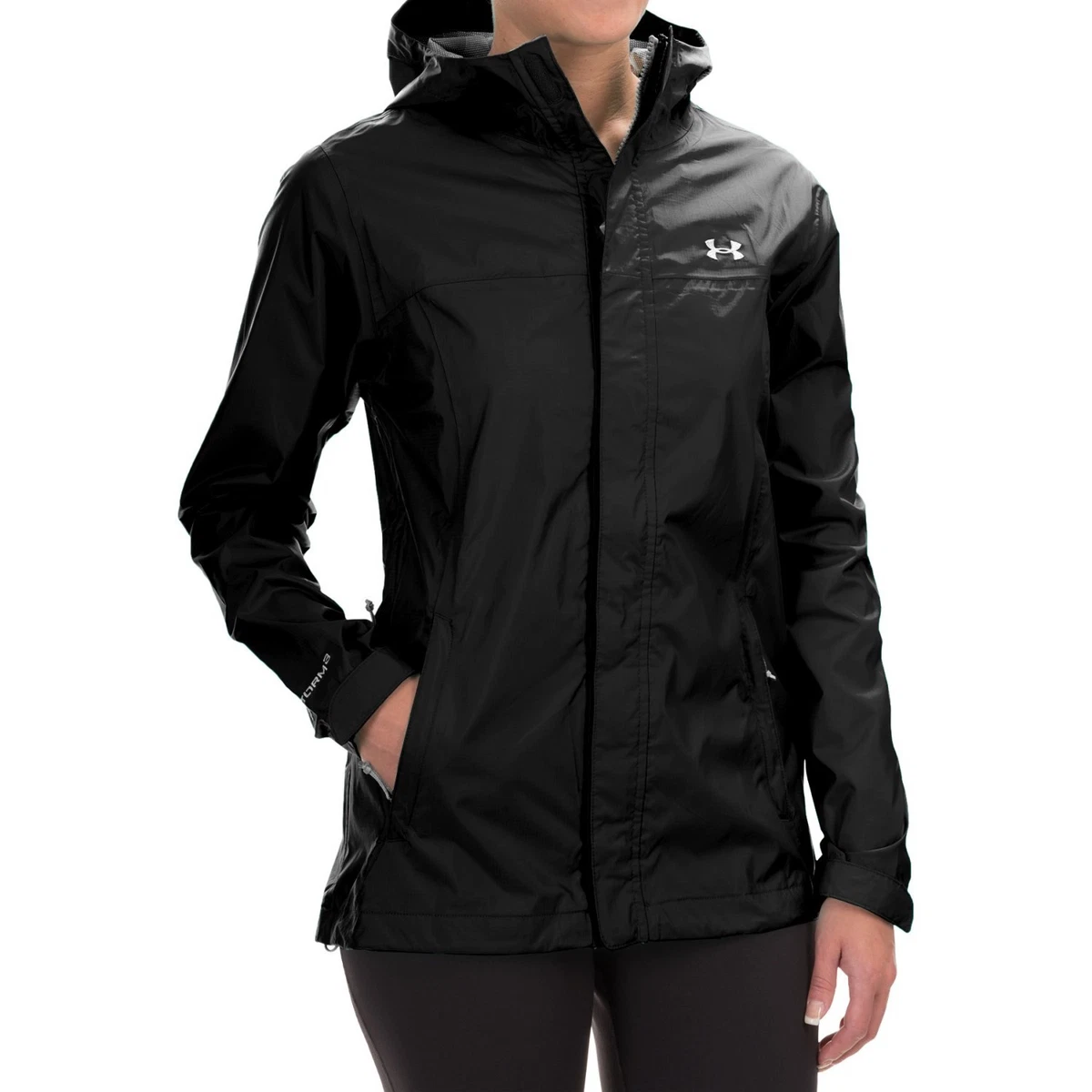 Under Armour Women s Storm Surge Jacket rain coat Black XS L