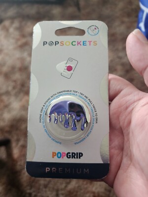 Authentic Popsockets Premium Chrome White Mermaid PopSocket Pop Socket Grip - Foto 2
