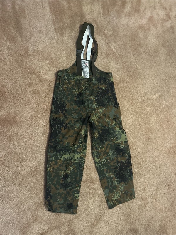 1998 H Winnen GMBH Co Camo Bib Overalls Mens 48/50 Pants Military German