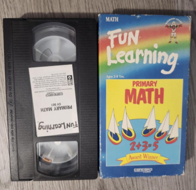 Fun Learning Primary Math VHS 1985 Concord Video Tested 12185005015| eBay