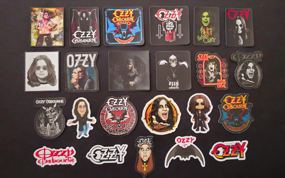 Ozzy Osbourne Stickers Black Sabbath Decals Heavy Metal Vinyl Prince Of Darkness