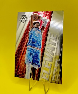 Christian Wood 2020-21 Panini - Mosaic Elevate Houston Rockets NBA *Silver 
