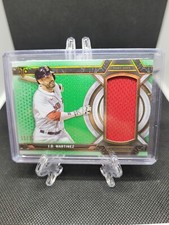 2021 Topps Triple Threads Jumbo Patch Emerald J.D. Martinez /27