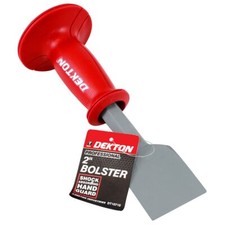 Dekton Pro Bolster Chisel Rubber Guard for Brick Masonry Stone 50MM