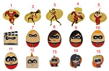 The Incredibles Theme Individual Pin Disney World Park Trading Pins Brand New