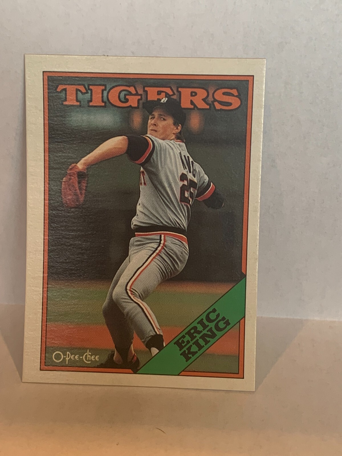 1988 O-Pee-Chee OPC Blank Back - ERIC KING