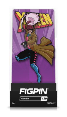 FiGPiN NEW * Gambit * 439 X-Men Animated Marvel Comics Enamel Pin Locked