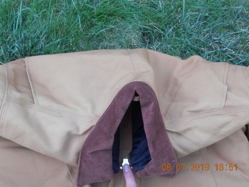 NWT Carhartt Traditional Arctic Quilt Lined Coat Jacket Large C003 Brown Winter - Picture 8 of 12