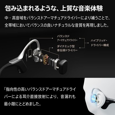 AVIOT WB-E1M Bone Conduction Headset, Bull Boom Mic Included | eBay
