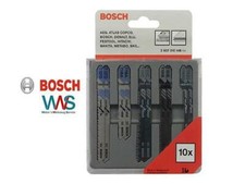 Bosch 10tlg. Stichs&auml;geblatt Set Holz und Metall  Neu und OVP!!!