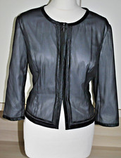 Minuet Black Silk Jacket Wedding Races Evening Party Cruise Occasion Size 14 16