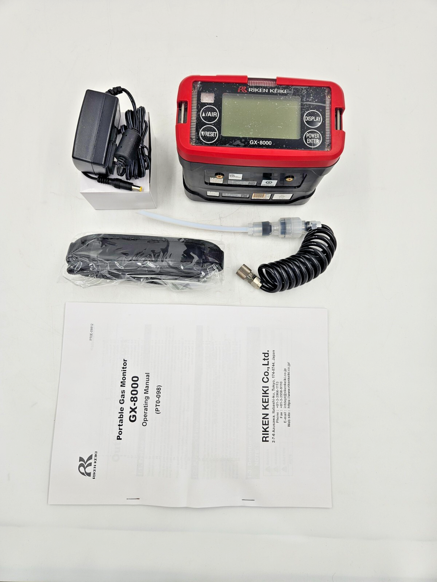 RIKEN KEIKI GX-8000 (EX TYPE A MED) PORTABLE GAS MONITOR [FAST