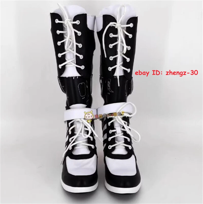 DC Comics Escuadrón Suicida Harley Quinn Juegos con disfraces Botas Zapatos COS Disfraz Regalo de Navidad Foto 2 de 4