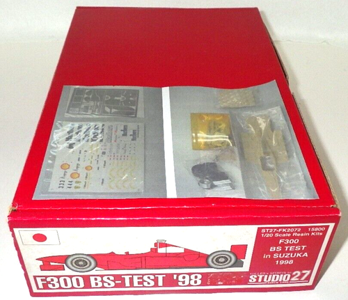 Studio 27 Ferrari F300 BS TEST in SUZUKA 1998 1/20 scale resin kit unassembled - Picture 23 of 24