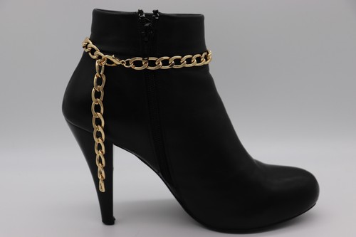 Damen 2 Stck. Stiefelkette Armbänder Westernschuh Weihnachten Zuckerstange Glitzer Anhänger - Bild 7 von 24