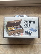 Vintage Cassette Carrier Holds 12 Cassette Tapes NEW NOS 1980  s/Sealed