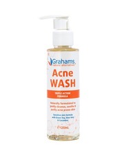 All-Natural Acne Face Wash Gentle Acne Cleanser with Aloe Vera, Cucumber Gr...