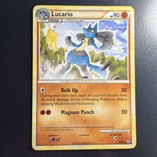 Pokemon Lucairo Rare HGSS Unleashed 19/95 Regular NM