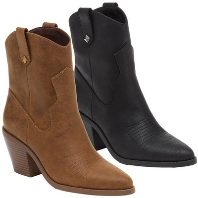 Klassische Damen-Cowboy-Westernstiefel Rocket Dog Feather zum Überziehen Größe 4 bis 8