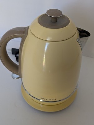 Electric Tea Kettle Buydeem Mellow Yellow Pre-Owned