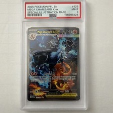 2025 Pokémon Phantasmal Flames Mega Charizard X EX #125/94 - PSA 9 on eBay