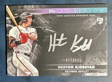 HESTON KJERSTAD 2024 Topps Inception SILVER SIGNINGS AUTO RC /125 Orioles