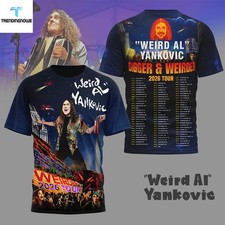 Weird Al Yankovic Bigger And Weirder 2026 Tour Shirt HN1124