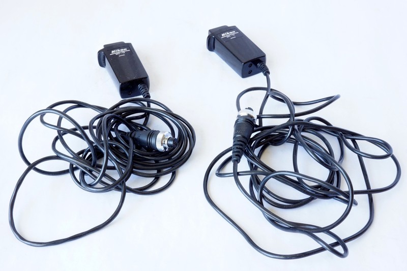 2 x Nikon MC-12 remote cord for Nikon FM, FE, FA, and F3 series cameras
