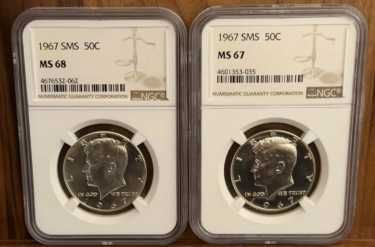 MS 67 Graded 1967 Kennedy US Half Dollars (1964-Now) for sale | eBay
