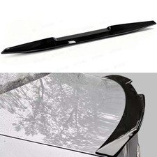 45 Universal Car Sedan Rear Trunk Spoiler Lip V-style Spoiler Tail Wing Black