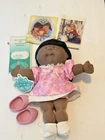 Vintage   Hasbro Cabbage Patch African American 14" Yolanda Candice Doll Nos