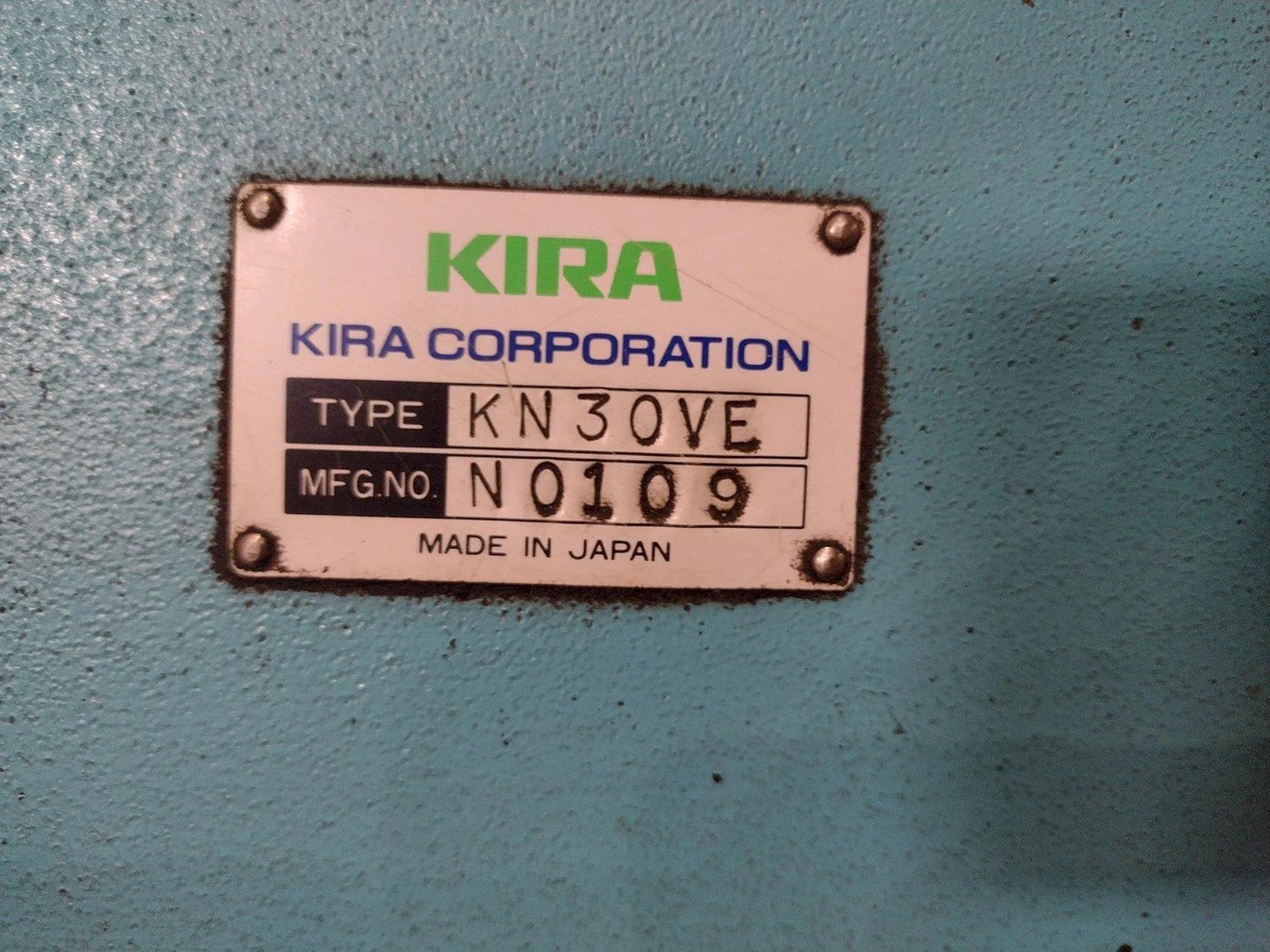 KIRA MODEL #KN30VE ELITE DUAL PALLET CNC VERTICAL MACHINING CENTER