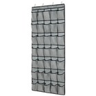 Organizador de zapatos para puerta con 35 bolsillos malla y 4 ganchos metálicos