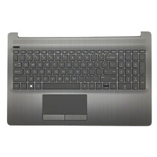 For HP 15-DA 15-DR 15-DA0012DX Palmrest Keyboard Touchpad L20386-001 Gray US