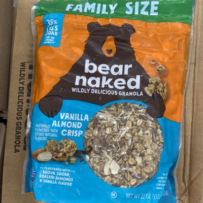 3 Pack - Bear Naked  Granola Vanilla Almond  Crisp 22 Oz