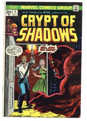 Crypt of Shadows  # 4   FINE   July 1973    John Romita cover   Hank Chapman sty