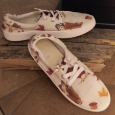 ThanksgivingWhite Turkey Animal Print Low Top canvs Sneakers Unisex EU 40 US 9.5