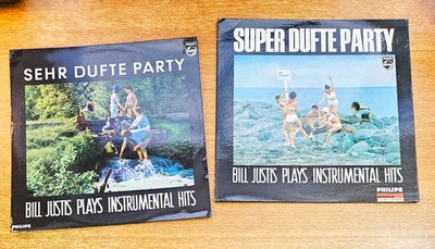 BILL JUSTIS - Lot 2x D 60er M-/EX Philips EASY LP SEHR + SUPER Dufte Party TOP
