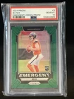 2024 Panini Prizm #3 Bo Nix Emergent Green Prizm PSA 10 RC 🔥
