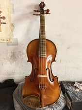 Master 4/4 violin Stradi Model Flamed maple back spruce top hand carved