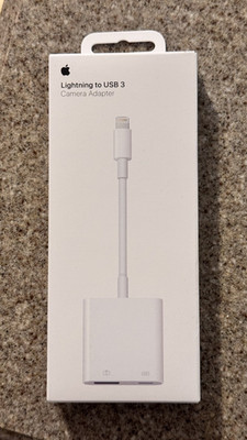 Apple Lightning to USB 3 Camera Adapter A1619 - brand new sealed