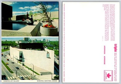 Winnipeg Art Gallery Rooftop Sculpture Garden Manitoba Canada Postcard