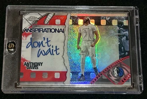 2025 Topps Chrome Anthony Davis Refractors Red (RAW)
