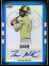 2018 Leaf Metal Tanner McKee US All American Blue Auto /30 #BA-TM1