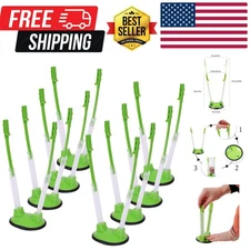 Portable Baggy Rack - 8 Pack Food Storage Solution for Hassle-Free Meal Prep