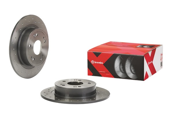 2X Bremsscheibe Xtra Line - Xtra Brembo 08.B271.1X FüR Honda Accord 8 CU Tourer-image