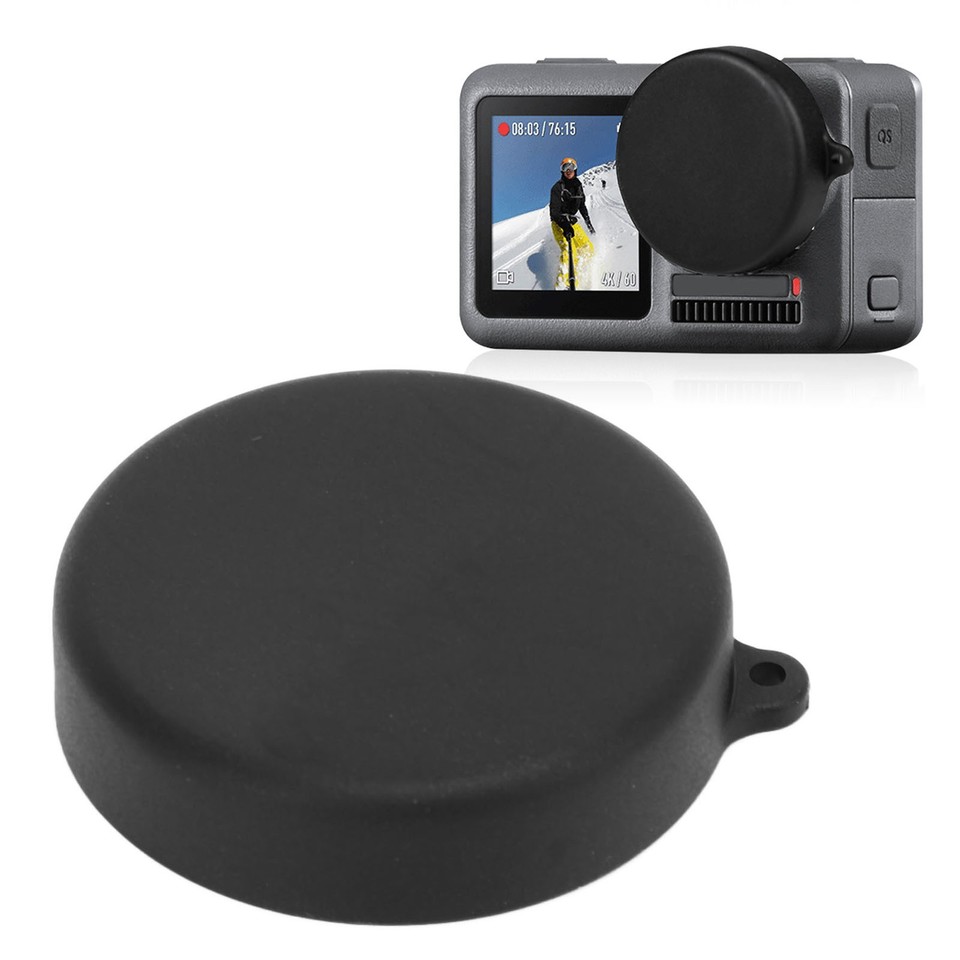 Camera Lens Dust Cover Non Slip Plastic Lens Protection Cap For Action ...
