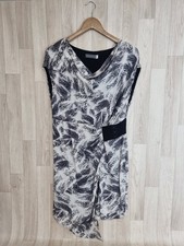 Mint Velvet Wrap Dress Ruched Side Fastening Detailing Size 10 Evening Occassion